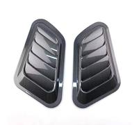 Cadre de sortie d'air de capot Prise D’air Décorative Universelle Flux D’air Capot Voiture Couverture Entrée Moteur Auto Compatible Avec Fiat Pour Bravo(Black2)
