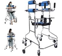 Cadre de station debout inclinable portable pour paralysie cérébrale, dispositif d'entraînement de rééducation médicale debout réglable à domicile pour prévenir l'atrophie musculaire, suppor