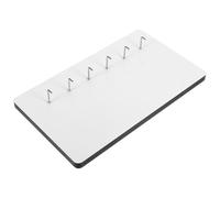 Cadre de Sublimation Mural Blanc 12mm, 6 Crochets, Panneau Décoratif | Surface Blanche à Personnaliser, MDF 12mm, Rangement Visible et Ordonné, pour Entrée ou Bureau