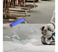 Cadre de support portable réglable en métal avec design pliable et matériau en alliage robuste, améliorant la stabilité et la compatibilité avec différents outils de coupe