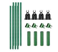 Cadre de support pour plantes, piquets de jardin réutilisables et résistants aux intempéries, système d'escalade, structure d'entraînement pour tomate, concombre, pois, fruits, légumes, fleurs