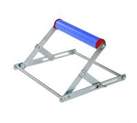 Cadre de support réglable en métal pour machine de découpe - Design pliable - Réglage de la hauteur de 55 à 135 mm - Pour équipement d'atelier de scie à table