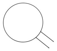 Cadre de support rond en forme de cœur pour plantes grimpantes - Noyau en acier avec revêtement en plastique pour tomates et plantes grimpantes - Vert