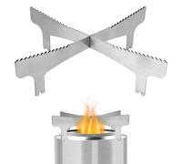 Cadre de Table de Cuisson pour Foyer, Acier Inoxydable Cadre de Foyer Évite Les Glissements Support de Foyer de Table Convient à la Plupart des Casseroles Compatible avec Solo Stove Mesa XL