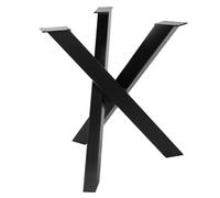 Cadre de table Spider cadre croisé pieds de table métal acier table acier Mil...