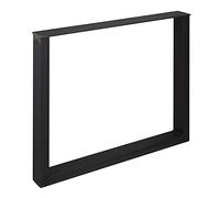 Cadre de Table TAB Acier utilisé Look Profile 80 x 40 mm Hauteur 720 mm Profondeur 800 mm Patins de Table Design industriel Pied de Table de SO-TECH