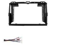 Cadre de Tableau de Bord Cadre D'autoradio 9 Pouces Compatible avec Toyota Land Cruiser Prado 120 Compatible avec Lexus GX 470 - Installation sur Tableau De Bord(Frame and Cable)