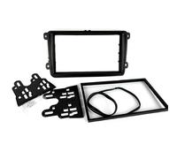 Cadre de Tableau de Bord Façade d'autoradio 2 DIN avec Lecteur DVD intégré, Compatible avec VW Touran, Caddy, Seat Compatible avec Skoda Fabia, Octavia 2.