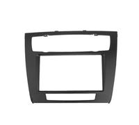 Cadre de Tableau de Bord Façade Double DIN pour autoradio DVD GPS stéréo, Panneau de Montage, kit de Garniture et Cadre compatibles avec BMW Série 1 E81 E82 E87 E88 Cadre