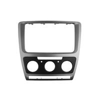 Cadre de Tableau de Bord Kit de Finition et Cadre pour autoradio Double DIN à Montage Manuel sur Tableau de Bord, Compatible avec Skoda Octavia 2008-2013