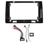 Cadre de Tablette de Navigation 9 Pouces, Résistant aux Rayures, pour Autoradio Voiture, ABS Noir, Compatible 3008 5008 Partner 2010-2017 - Installation Facile, Design (avec Faisceau de câbles)