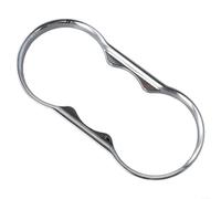 Cadre de tasse à eau en ABS pour Focus MK2 et Fiesta MK7, mise à niveau idéale pour l'intérieur de la voiture 2009 2013 (argenté)