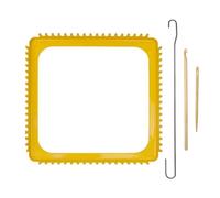 Cadre De Tissage Et Ensemble De Crochets - Cadre De Tissage À 18 Dents | Kit De Cadre De Manique | Kit D'outils De Crochet Pour Tissage À La Main | Arts Et Artisanats À La Main Pour Les Enfants