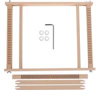 Cadre de tissage Kit hêtre bois enfants DIY Toy machine à tricoter tapisserie à la main Weaver