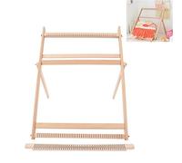 Cadre de Tissage Réglable, écharpe de Couverture en Bois Massif, Machine à Coudre à Tisser