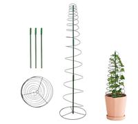 Cadre de treillis de jardin, cage de support pour , tour de vigne grimpante avec construction en métal robuste et design élégant en pour légumes, fleurs, vignes, raisins, 1 pièce