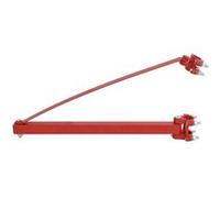 vidaXL Cadre de treuil 146503 – 1000 kg – Acier – Pivotement 180°