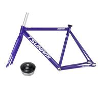 Cadre De Vélo À Pignon Fixe 700C avce Fourche En Carbone 45/48/51/54CM