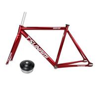Cadre De Vélo À Pignon Fixe 700C avce Fourche En Carbone 45/48/51/54CM