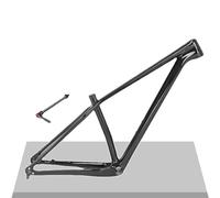 Cadre de vélo de montagne en carbone, frein à disque rigide de 69,8 cm, essieu traversant 12 x 142 mm, léger, acheminement de câble interne, cadre de cyclisme durable pour aventures tout-terrain
