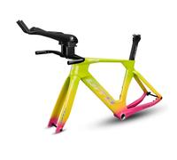 Cadre de vélo de route 700C 46/49/52CM en carbone à travers l'axe 100/142mm