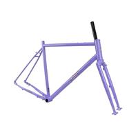 Cadre de vélo de route 700C 48, 51, 54, 56, 58 cm, frein à disque, cadre de cyclocross en acier Cr-Mo avec fourche à axe traversant, boîtier de pédalier BSA 100/142 mm, acheminement externe 68 mm.