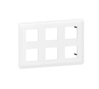 Cadre de visage Shuko 2x6m LGR 78832L Mosaïque -Legrand - Blanc