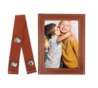 Cadre de visière de voiture, cadre de visière photo | Cadre photo automatique - Cadres photo avec visière en cuir PU, cadre de voiture, cadre de voiture pour la fête des pères