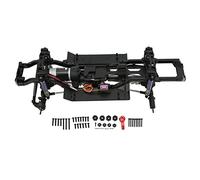 Cadre de voiture sur chenilles RC, châssis de transmission robuste à deux vitesses, empattement avec moteur 550 à haute torsion pour pièces de mise à niveau de voiture TRX4 1/10 (Sans roue)