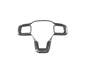 Cadre de Volant Intérieur de Voiture en Fibre de Carbone, Garniture, Accessoires pour Mustang 2024