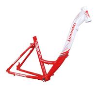 Cadre De VTT 26 Pouces/700C avec Freins À Disque, Fixation Rapide, Alliage D'aluminium 135 Mm, Cadre À Enjambement Bas, pour Transmissions 21/24/27/30 Vitesses Red,26"