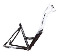 Cadre De VTT 26 Pouces/700C avec Freins À Disque, Fixation Rapide, Alliage D'aluminium 135 Mm, Cadre À Enjambement Bas, pour Transmissions 21/24/27/30 Vitesses Black,700C