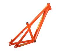 Cadre de VTT semi-rigide 26 pouces BSA BB73 mm 12,9 pouces, cadre de vélo de dirt jump avec freins à disque, cadre rigide en alliage d'aluminium 10 x 135 mm, cadre à dégagement rapide pour DJ/4X (oran