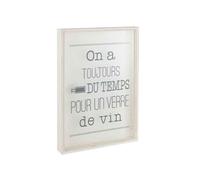 Cadre Déco en Bois "Bouchons" 46x65cm Beige Beige G