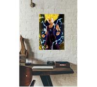 Cadre déco en plexiglas 21cmx29.7cm épais. 3mm dbz dragon ball z san gohan super sayen 2