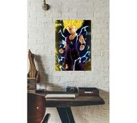 Cadre déco en plexiglas 29.7cm x 42cm épais. 3mm dbz dragon ball z san gohan super sayen 2 Multicolore G