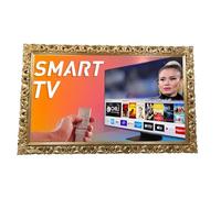 Cadre décoratif baroque pour Smart TV, style perforé, feuille or, 11 cm de large, TV1135O (32 à 40 pouces)