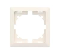 Cadre décoratif - Cadre à 1 élément, fabriqué en plastique résistant, design moderne, installation facile, idéal pour les interrupteurs et les prises