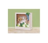 Cadre décoratif en bois à motif 3D - 24 x 24 x 6,5 cm - Paresseux -