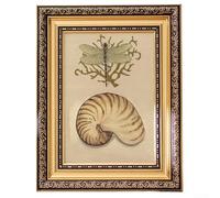 Cadre décoratif en résine de 17,8 cm pour affichage de photos ou d'œuvres d'art de style vintage classique pour la maison ou le bureau (C)