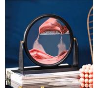 Cadre décoratif en sable 3D favorisant la relaxation grâce à des motifs prévisibles mais variables de débit de sable