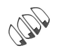 Cadre Décoratif Et Autocollants Pour Poignées De Porte Intérieures Pour Série 5 F10 2011-2017 PYPFQUMQGR(Carbon Fiber Black)