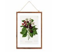Cadre décoratif Feuilles en Bois et Verre 38 x 48 cm - Atmosphera