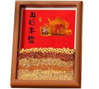 Cadre décoratif pour célébrations 2026 avec images de chevaux chinois avec textures fines et matériau en PVC durable (A)