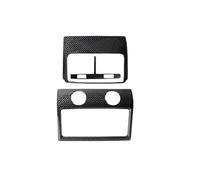 Cadre Décoratif Pour Grilles D'aération De Climatisation Arrière Garniture Accessoires D'intérieur Pour Q7 2008-2015 HLWXMDZ(Carbon Fiber look)