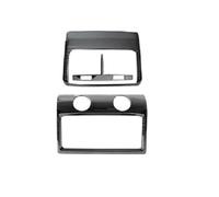 Cadre Décoratif Pour Grilles D'aération De Climatisation Arrière Garniture Accessoires D'intérieur Pour Q7 2008-2015 HLWXMDZ(Black)