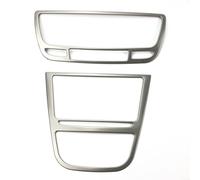 Cadre décoratif pour tableau de bord - Pour Opel - Pour Opel - Pour Mokka 2013-2016 - Console centrale - Grille d'aération - Moulure décorative en acier inoxydable - Montage facile (B)