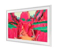 Cadre décoratif Samsung The Frame 85"" Blanc (modèles 2021-2025) - Montage magnétique