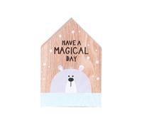 - Cadre Décoration lumineux effet bois enfant Tommy - Ours - Tommy