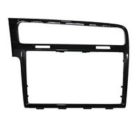 Cadre D'écran MIB 8 Pouces / 9,2 Pouces Cadre Décoratif Panneau Radio pour VW pour Golf 7 MK7 pour Golf 7.5 MK7.5 POMPOMPUR(9.2 inch Black)